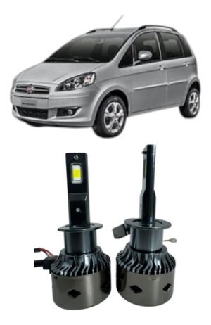 Lampada Led Fiat Idea 6000k Farol Alto H1 2006 A 2010